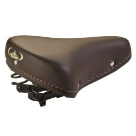Sillín MG ECO-MEC con muelles color marrón oscuro o negro