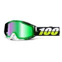 Gafas máscara 100% Racecraft Simbad lente espejo verde