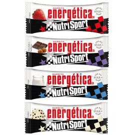 Barritas Nutrisport energética. 4 sabores. 44g