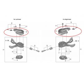 Shimano tapa maneta SL-M7000 izquierda o derecha