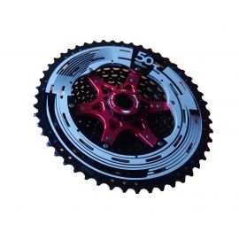 Cassette Sunrace MX8 11-50 dientes de 11 V. color negro