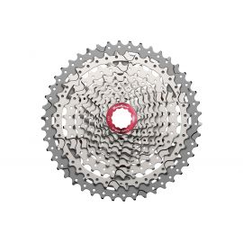 Cassette Sunrace MX3 11-46 dientes de 10 velocidades plata