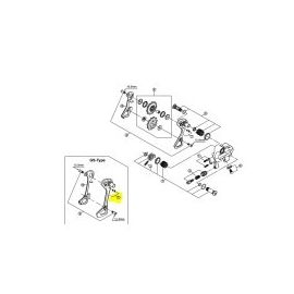 Portapoleas interior Ultegra 6700 y 105 10v GS pata larga