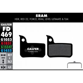 Pastillas de freno Galfer Standard Sram Level, HDR, red22, Force, rival