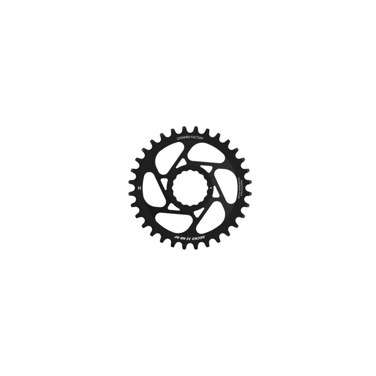 Plato rendondo Leonardi Gecko Race Face