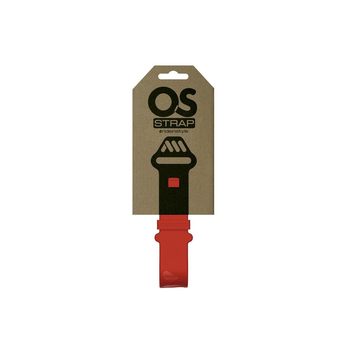 AMS OS Strap negro/rojo