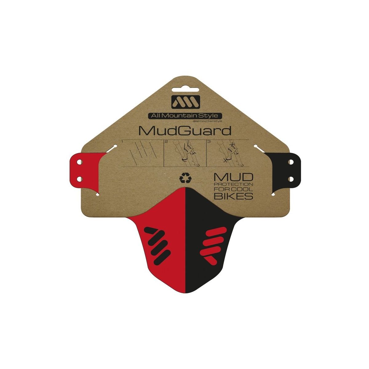 Guardabarros AMS Mud Guard Red