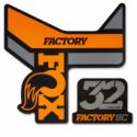 Adhesivos FOX 32 SC Factory 2018 negro