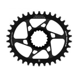 Plato ovalado Leonardi Gecko Track Capo Cannondale Hollogram C6 6mm | anclaje directo | hollowgram