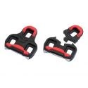 Par Calas Giant cleats carretera rojas 9º (compatible look)