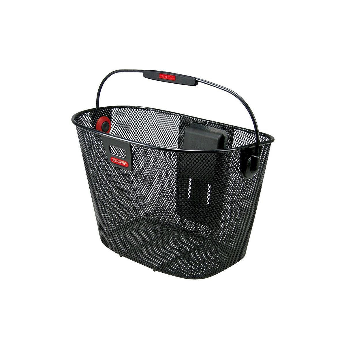 Cesta delantera Klickfix Unilux 35x26x25cm negro malla estrecha