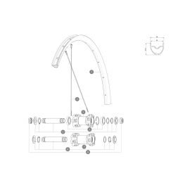 Radios Mavic para ruedas Crossmax 27.5"