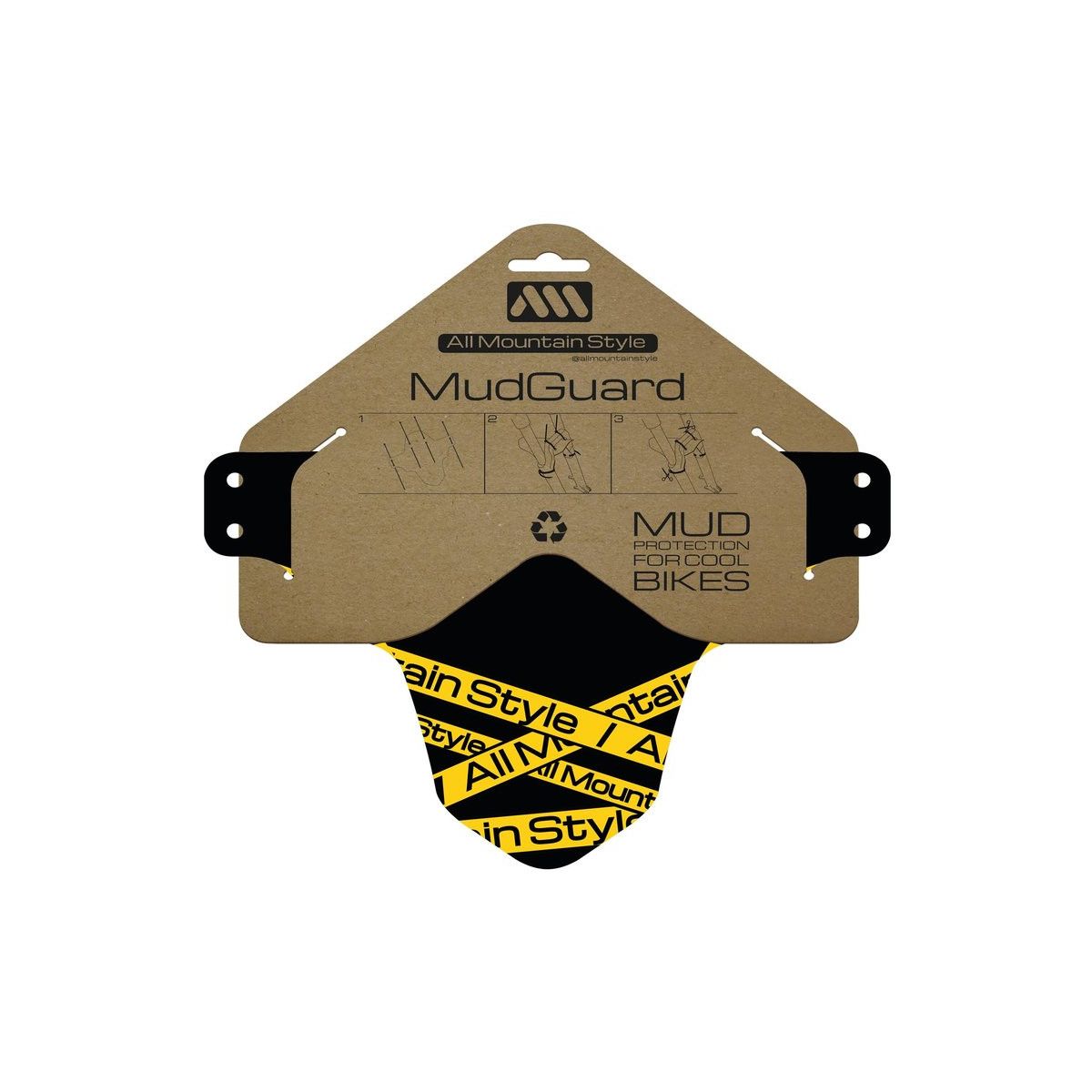 Guardabarros AMS Mud Guard Toxic packaging