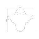 Guardabarros AMS Mud Guard DAZZLE medidas
