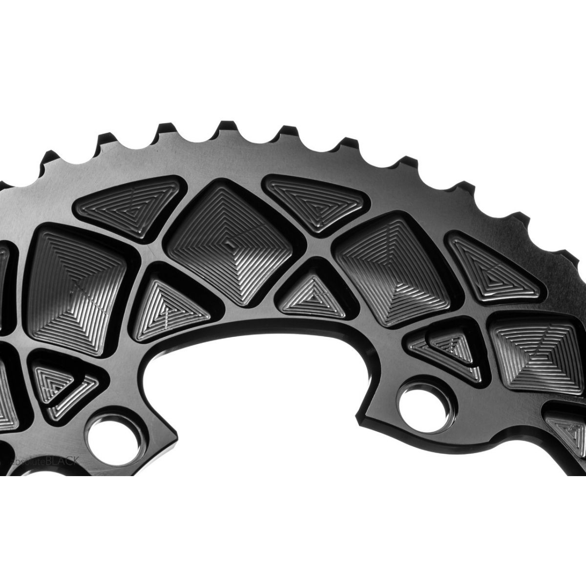 detalles Plato Absolute Black ovalado carretera 9100/8000