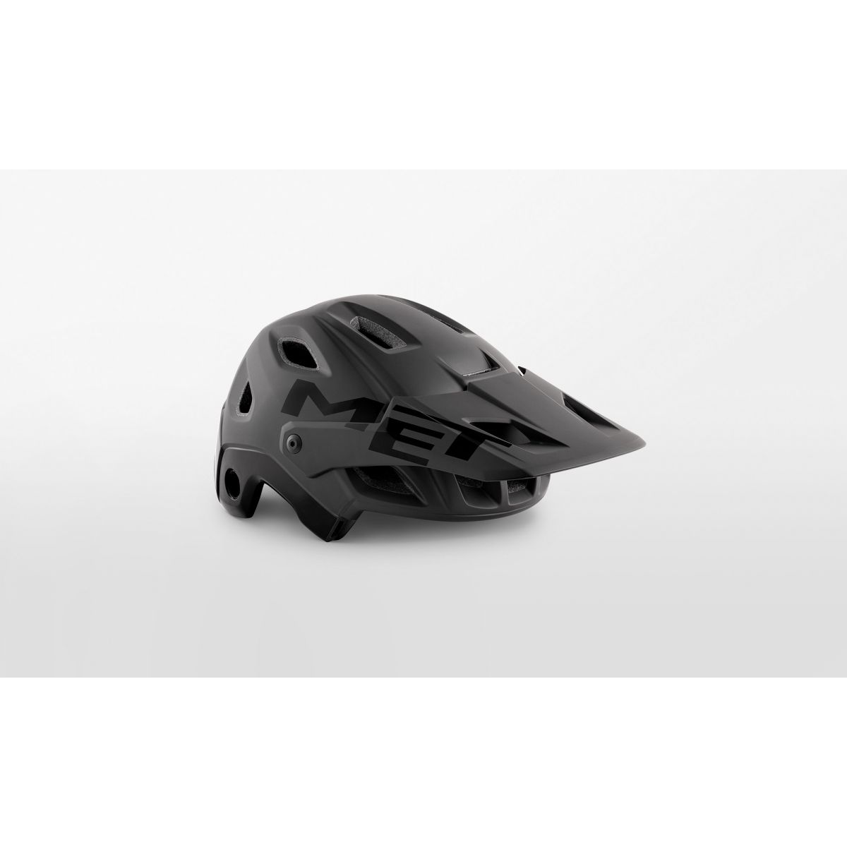 Casco de enduro Met Parachute MCR desmontado color negro