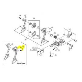 Recambio porta polea exterior cambio Shimano XTR M980