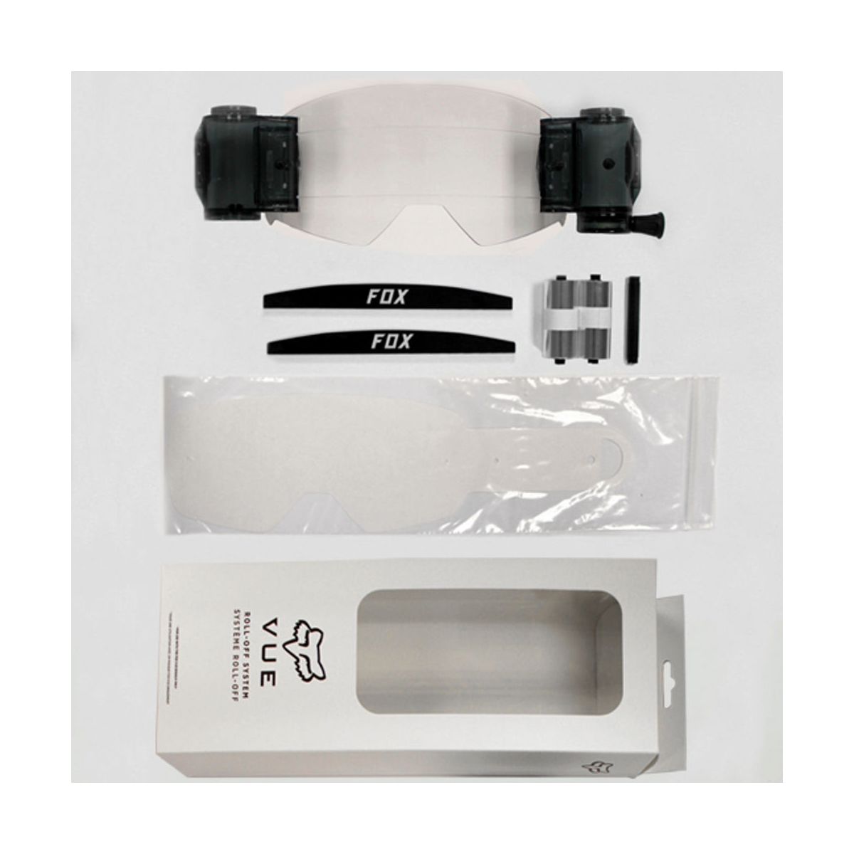 Lentes Fox Vue total Vision + Roll Off