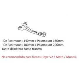 Adaptador de freno Hope K Post Mount /  Post Mount