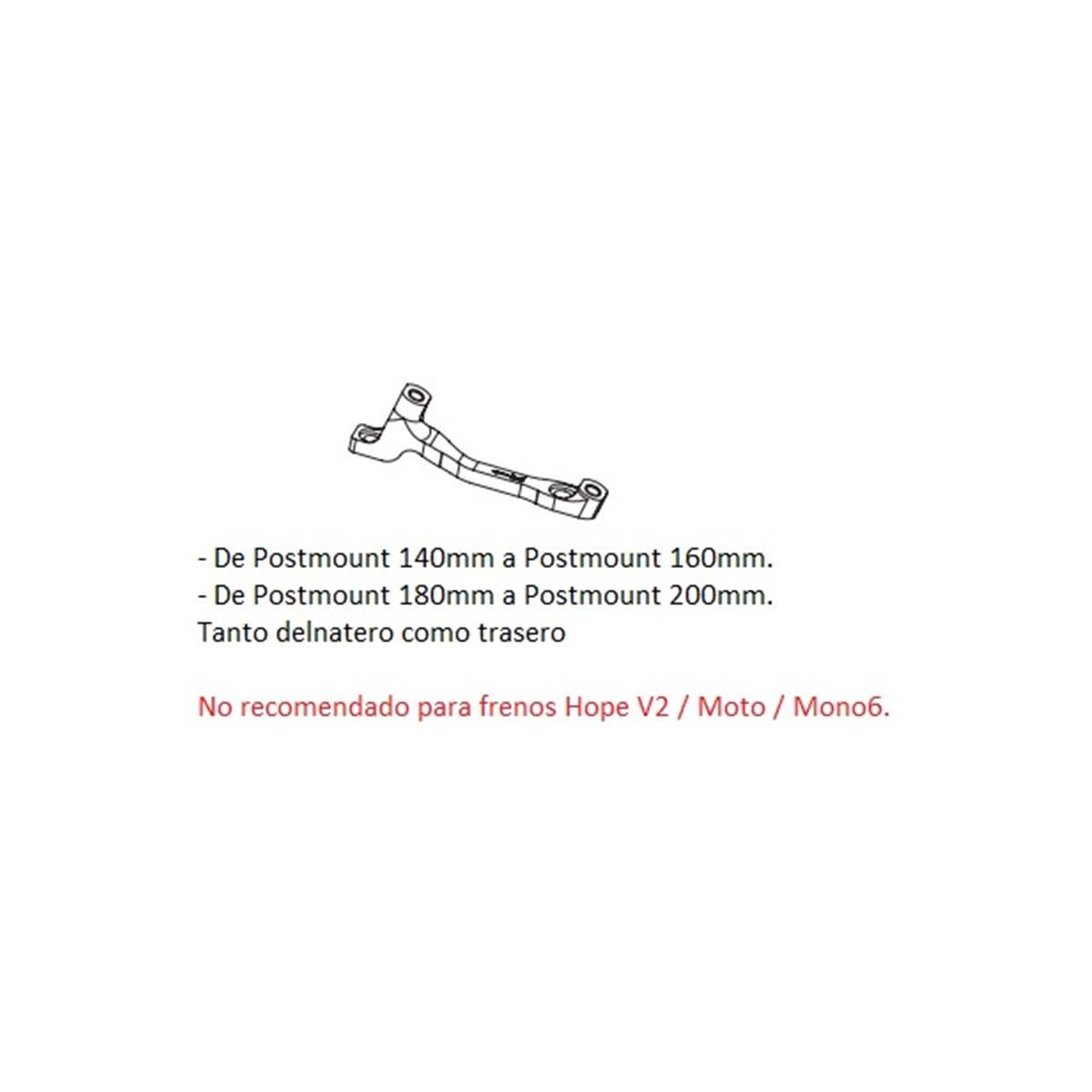Adaptador de freno Hope K Post Mount /  Post Mount