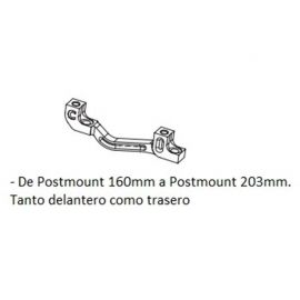 Adaptador de freno Hope C Post Mount /  Post Mount 160-203