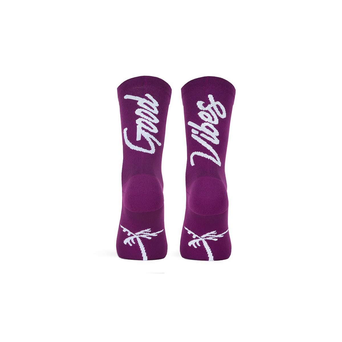 Calcetines Pacific and Co |GOOD VIBES |BERENJENA|