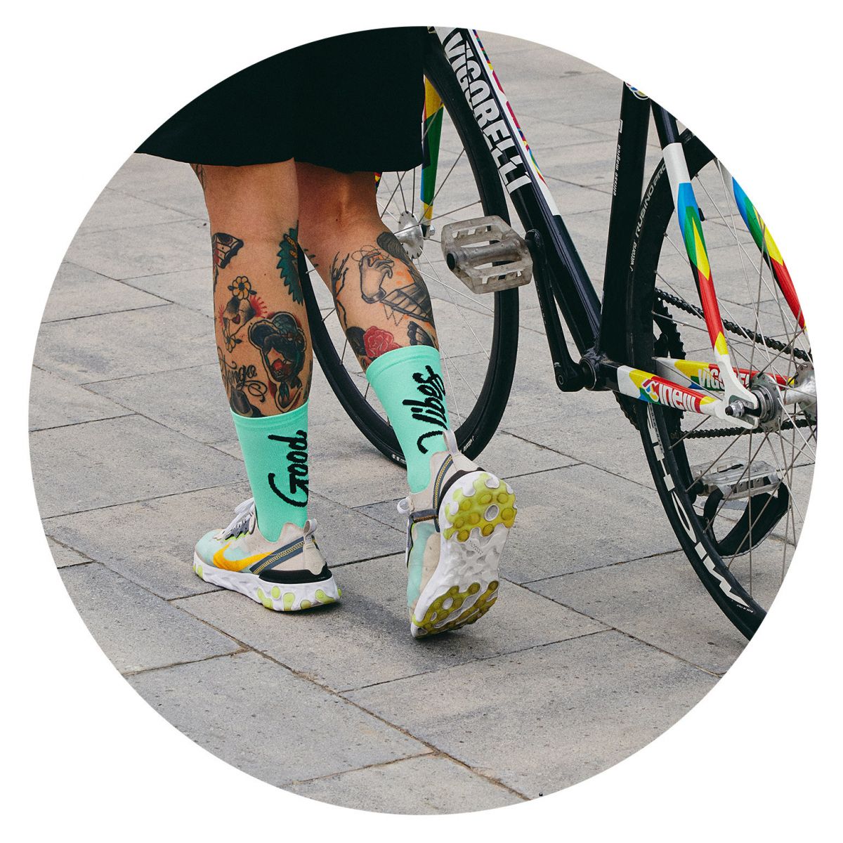 Calcetines Pacific and Co |GOOD VIBES |MENTA|