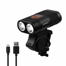 Luz delantera MSC 600 lumens con indicador batería