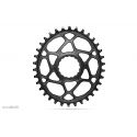 Absolute Black plato ovalado Race Face Cinch Boost 12v