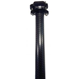 Tija de sillín de carbono Leonardi Factory BO Quick silver recta 0º