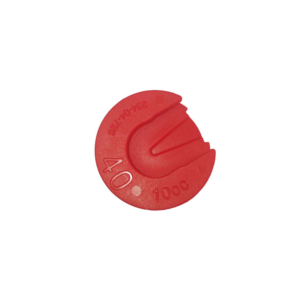 Espaciador de volumen de aire Fox 40 Float NA 10CC rojo 1ud