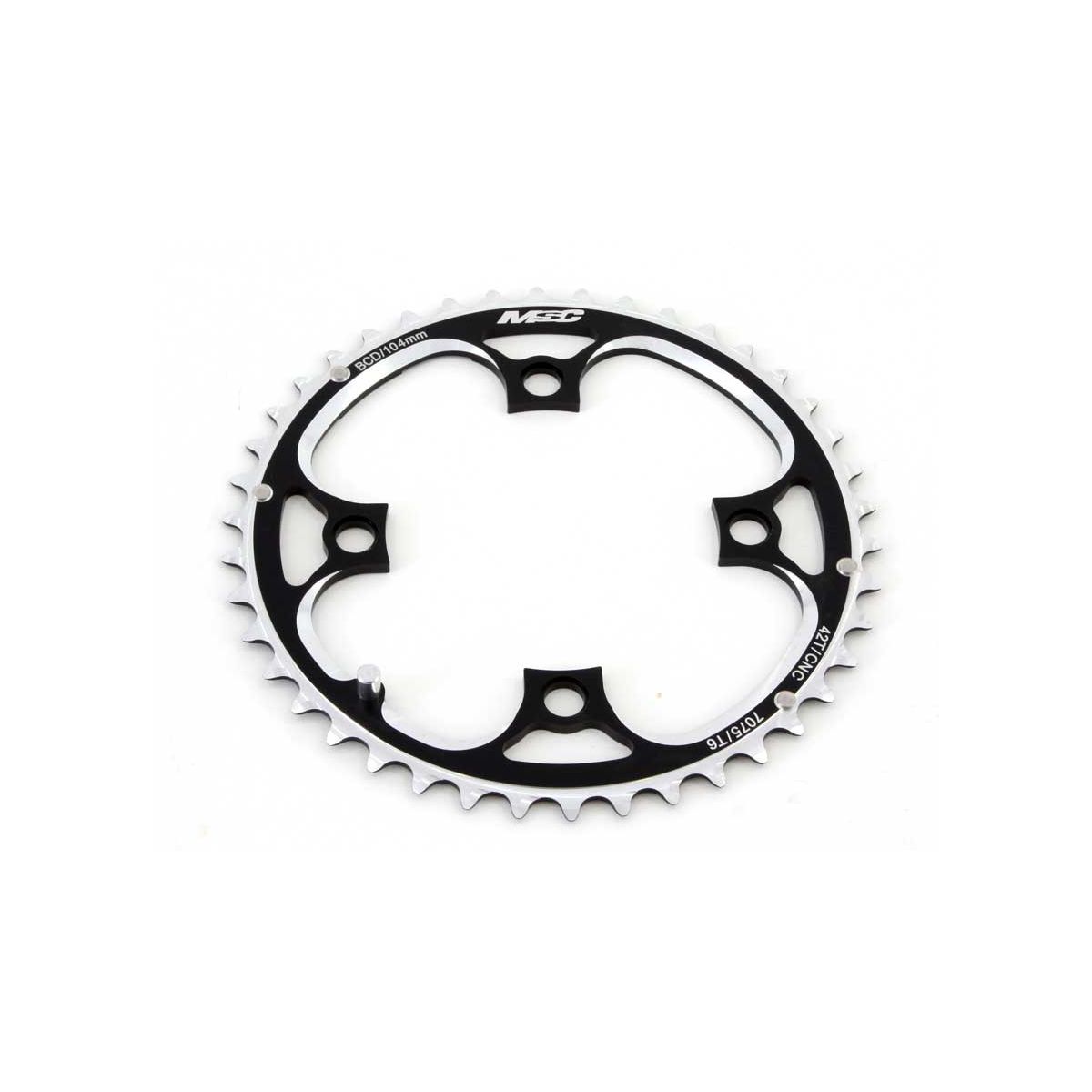 Plato MSC CNC ALU7075 4 brazos 104mm 42 dientes
