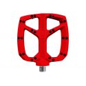 Pedales de plataforma OnOff Resina nylon bicicleta negro, rojo, verde, gris