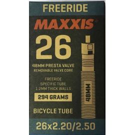 Cámara Maxxis Freeride 26x2.20/2.50  1.2mm presta schrader 26"