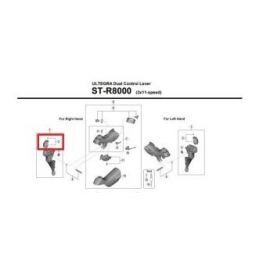 Embellecedor maneta izquierda Shimano ST-R8000