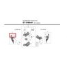 Embellecedor maneta izquierda Shimano ST-R8000