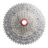 Cassette Sunrace 11-50 dientes de 12 V. color plata.
