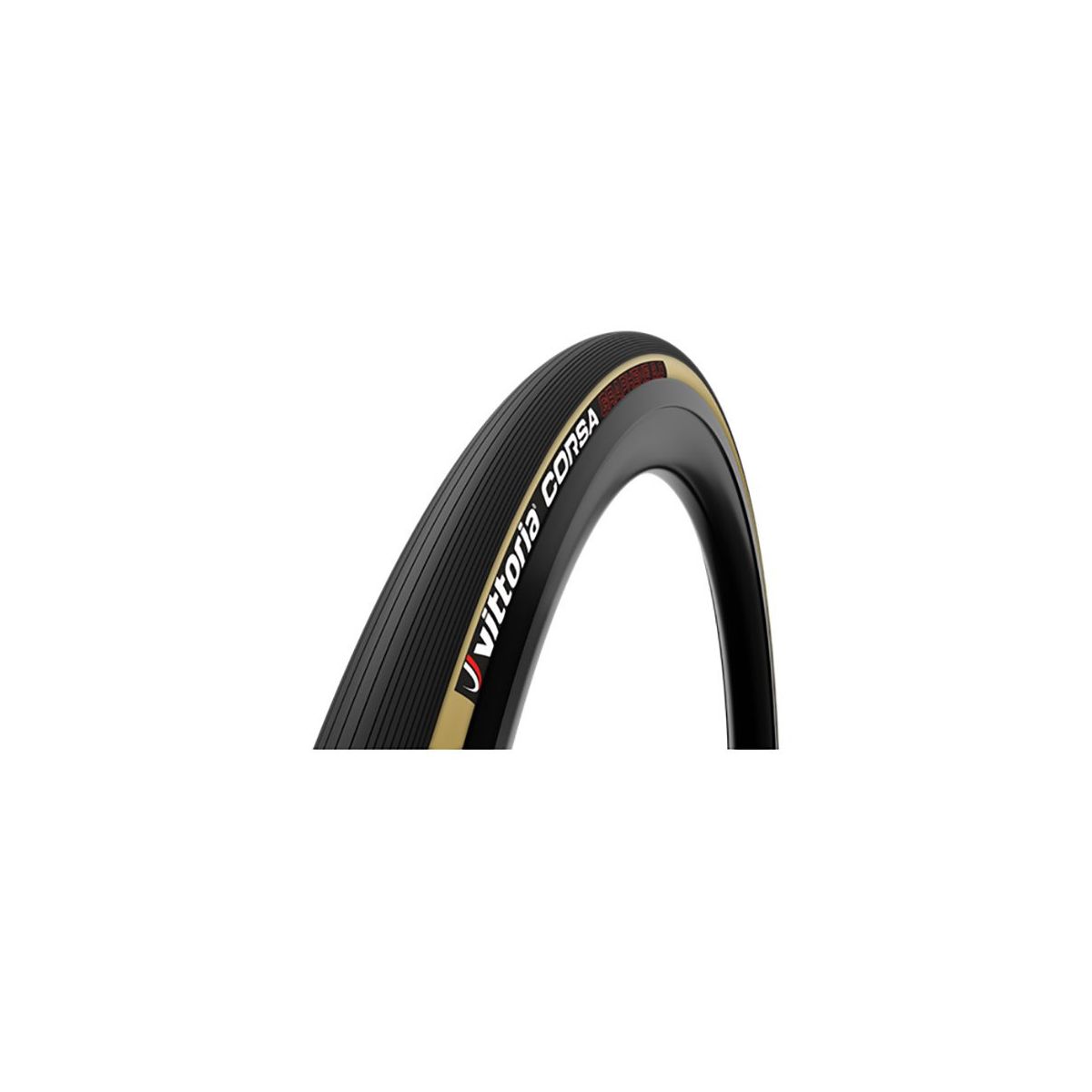 Tubular Vittoria Corsa Grafeno 2.0 4C caramelo/negro