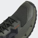puntera reforzada de las Zapatillas para pedales de plataforma de enduro mtb FIVE TEN Trail Cross XT en color verde de bota alta