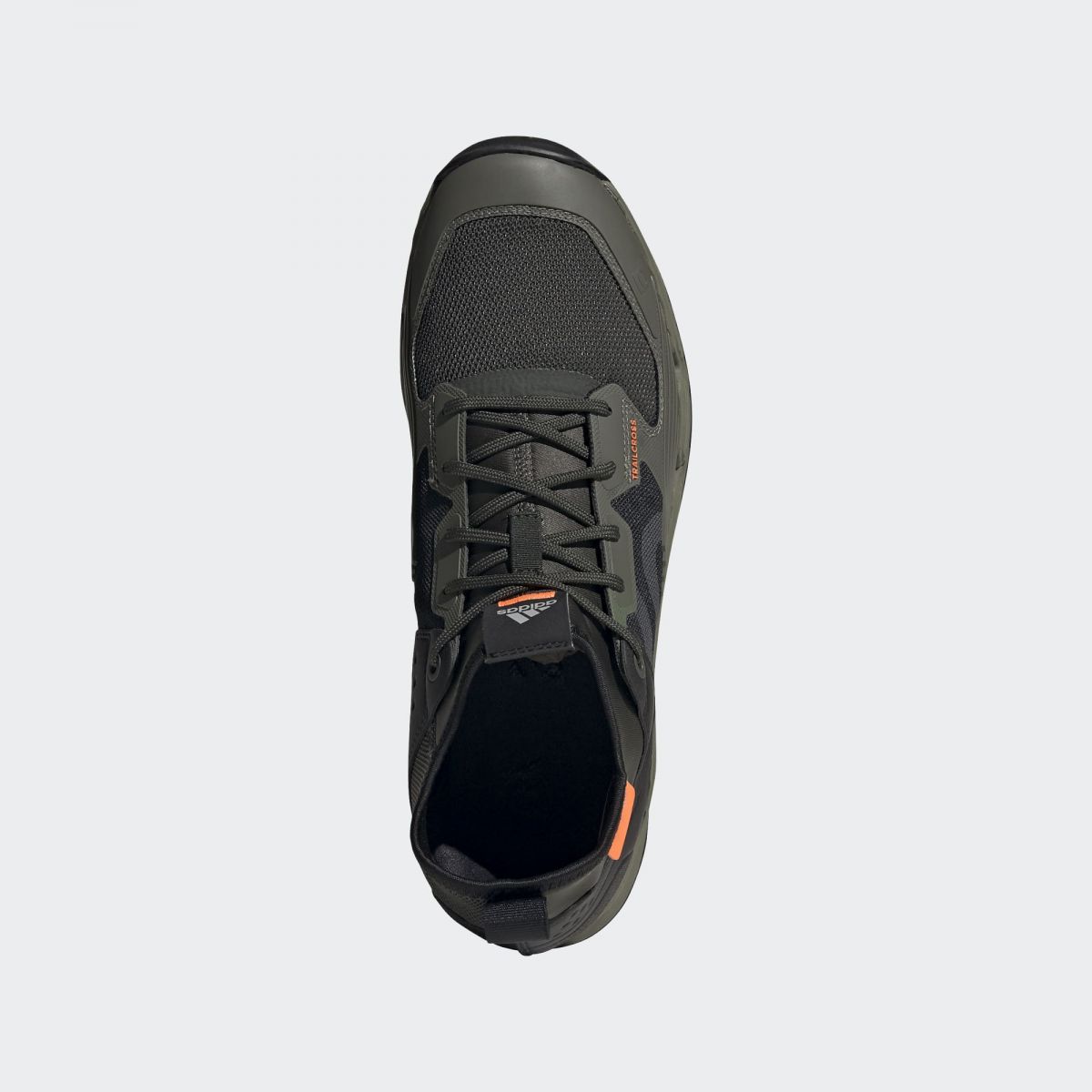 parte superior de las Zapatillas para pedales de plataforma de enduro mtb FIVE TEN Trail Cross XT en color verde de bota alta