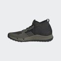 Zapatillas para pedales de plataforma de enduro mtb FIVE TEN Trail Cross XT en color verde de bota alta | cicloalpinismo