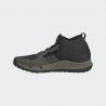 Zapatillas para pedales de plataforma de enduro mtb FIVE TEN Trail Cross XT en color verde de bota alta | cicloalpinismo