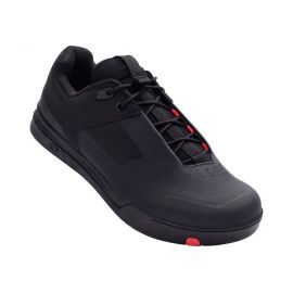 Zapatillas Crankbrothers Mallet E Lace automáticos negro/rojo