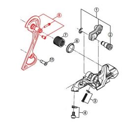 Portapoleas Shimano XT RD-M781