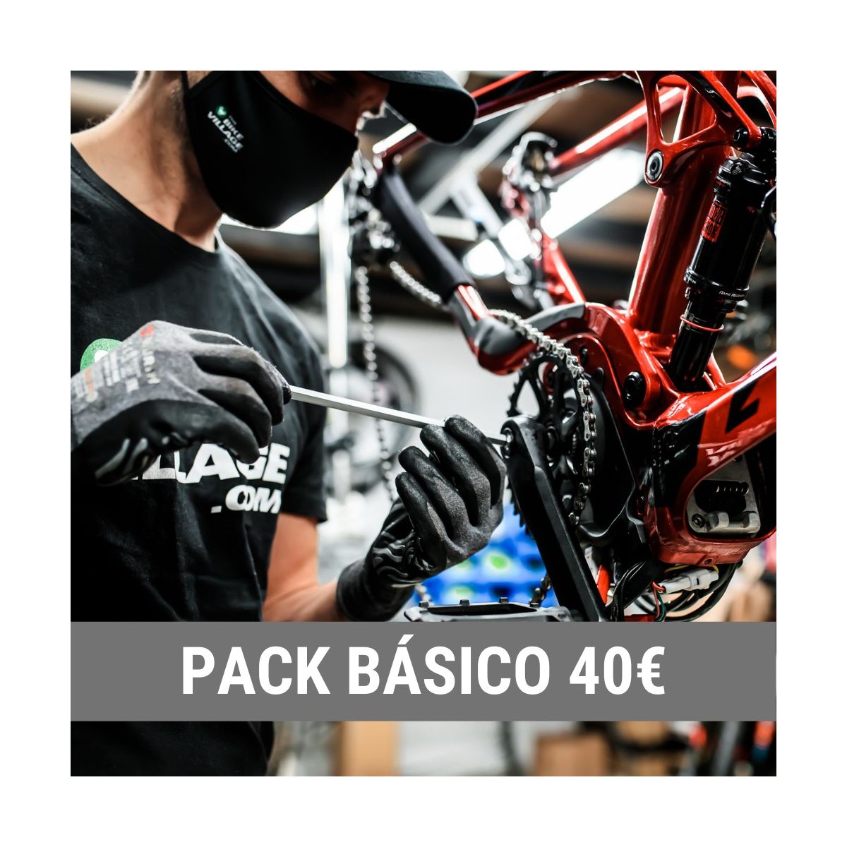 Pack mantenimiento BÁSICO Taller de bicicletas THE BIKE VILLAGE - MATARÓ - MARESME