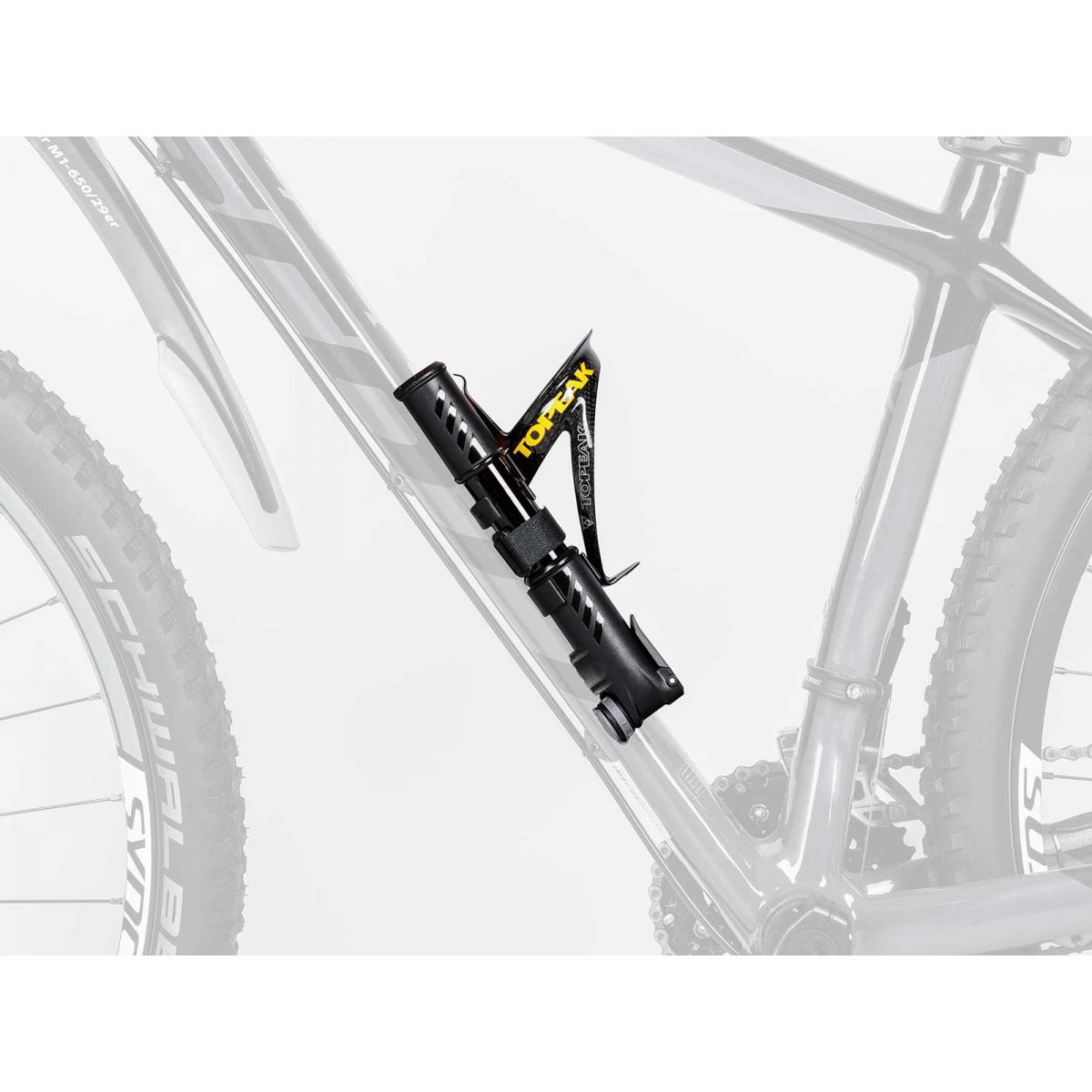 Topeak inflador de mano Mountain DA_G Dual action con manómetro