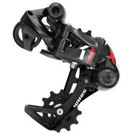 Cambio Sram X01 DH 10 velocidades caja corta negro/rojo