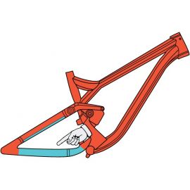 Protector de vainas Ride Wrap de goma en rollo de 5x100cm