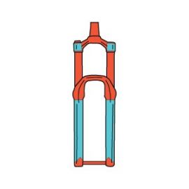 RIDE WRAP - Protector de horquilla Fox 36 2018 29"