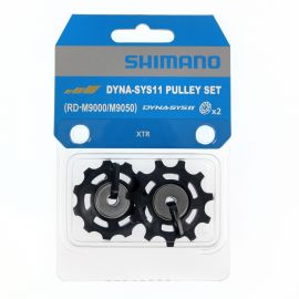 recambio original Juego de poleas Guía+Tensión cambio Shimano RDM9000
